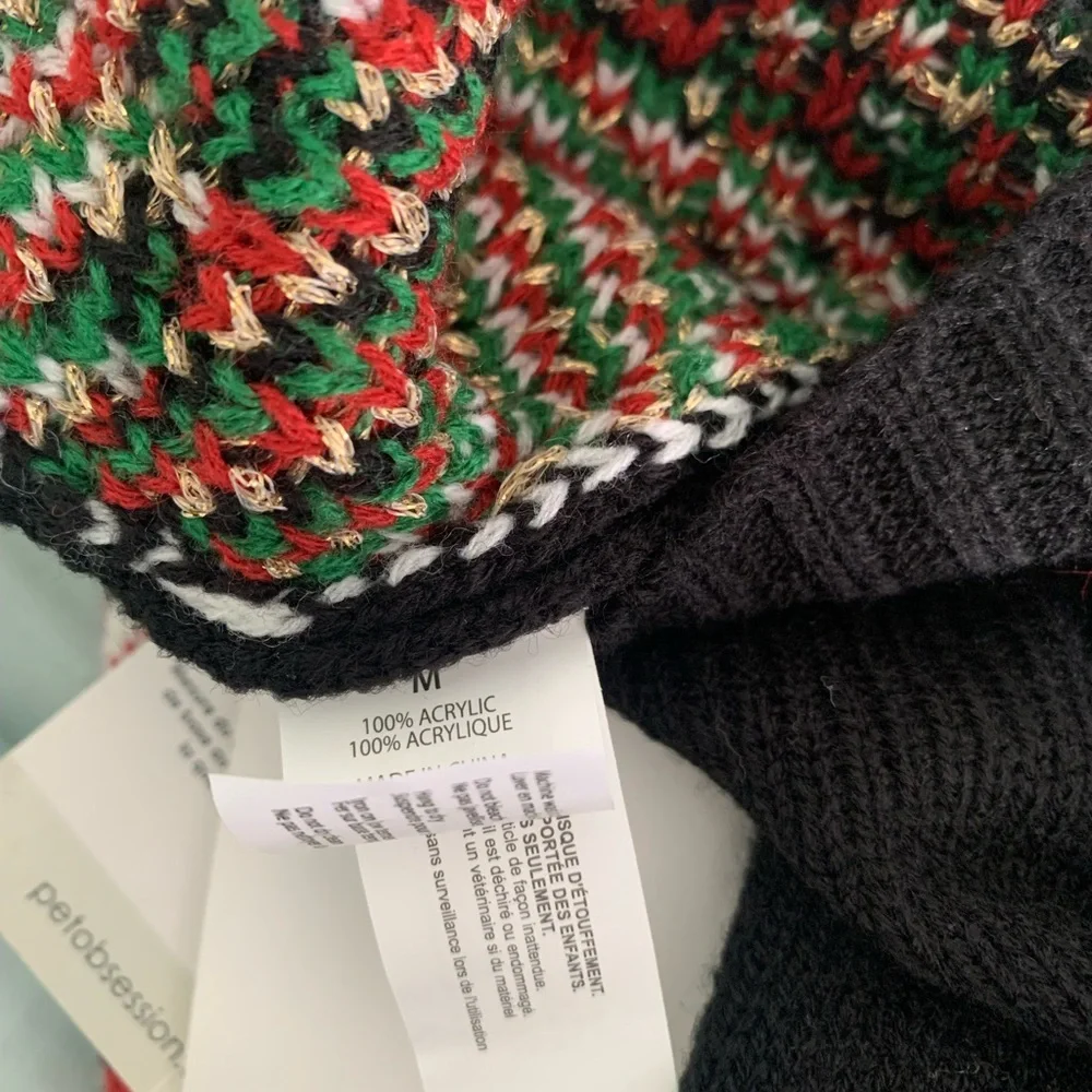 2 for $25 Festive Holiday Dog Sweater